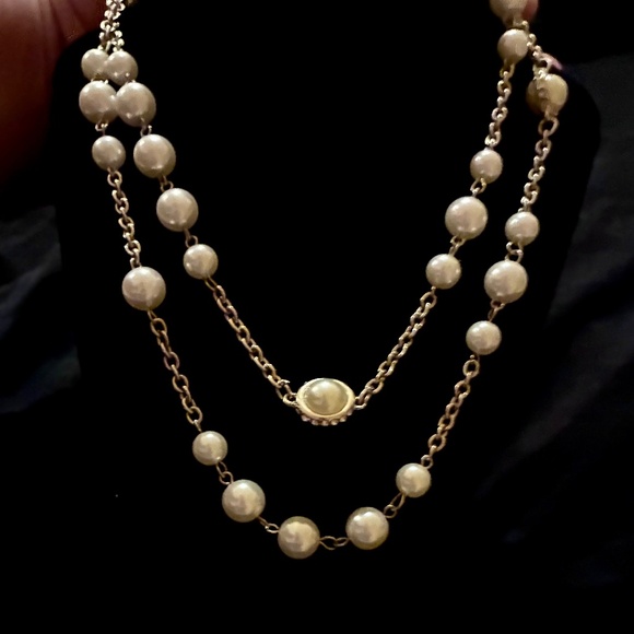 Ann Taylor Jewelry - Layered Pearl Necklace & Matching Earrings